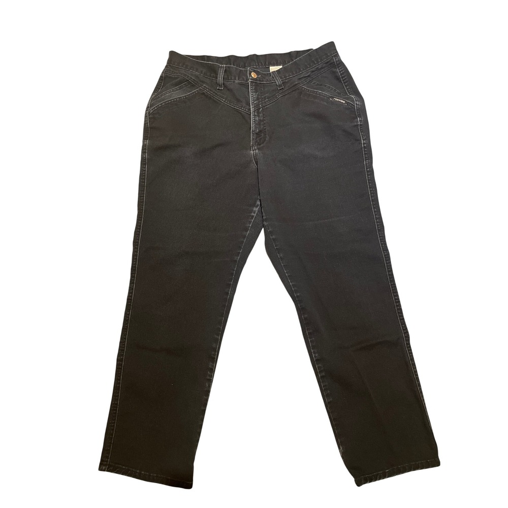 Vintage Rockies Jeans 18W Black‎ Western High Rise Straight Leg  Made in Mexico